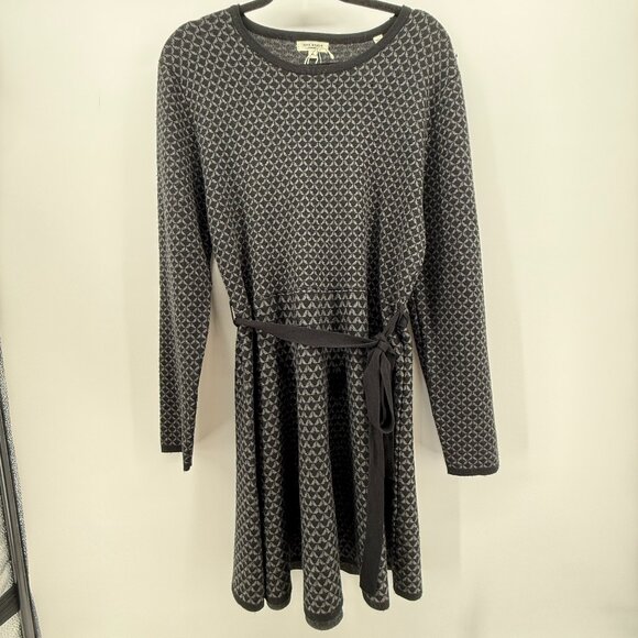 Max Studio Dresses & Skirts - Max Studio Sweater Dress Size XL Belted Grey NWT Warm Career Office Classic